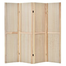 4-Panel Pegboard Display 5 Feet Tall Folding Privacy Screen for Craft Display Organized by LJGDeals
