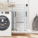 2-Tier Foldable Clothes Drying Rack with Adjustable Gullwing