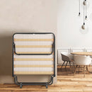 Portable Folding Bed with Memory Foam Mattress and Sturdy Metal Frame Made in Italy by LJGDeals