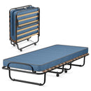 Portable Folding Bed with Memory Foam Mattress and Sturdy Metal Frame Made in Italy by LJGDeals