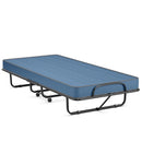 Rollaway Guest Bed with Sturdy Steel Frame and Memory Foam Mattress Made in Italy by LJGDeals