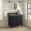 James Martin Lorelai 36" Single Bathroom Vanity, Black Onyx