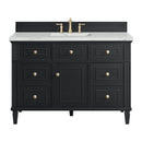 James Martin Lorelai 48" Single Bathroom Vanity, Black Onyx
