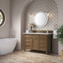 James Martin Brittany 48" Single Bathroom Vanity, Saddle Brown