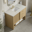 James Martin Marigot 48" Single Bathroom Vanity, Sunwashed Oak