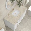 James Martin Myrrin 48" Single Bathroom Vanity, Bright White