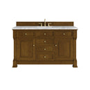 James Martin Brookfield 60" Single Bathroom Vanity, Honey Oak