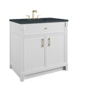 James Martin Bellshire 36" Single Bathroom Vanity, Bright White