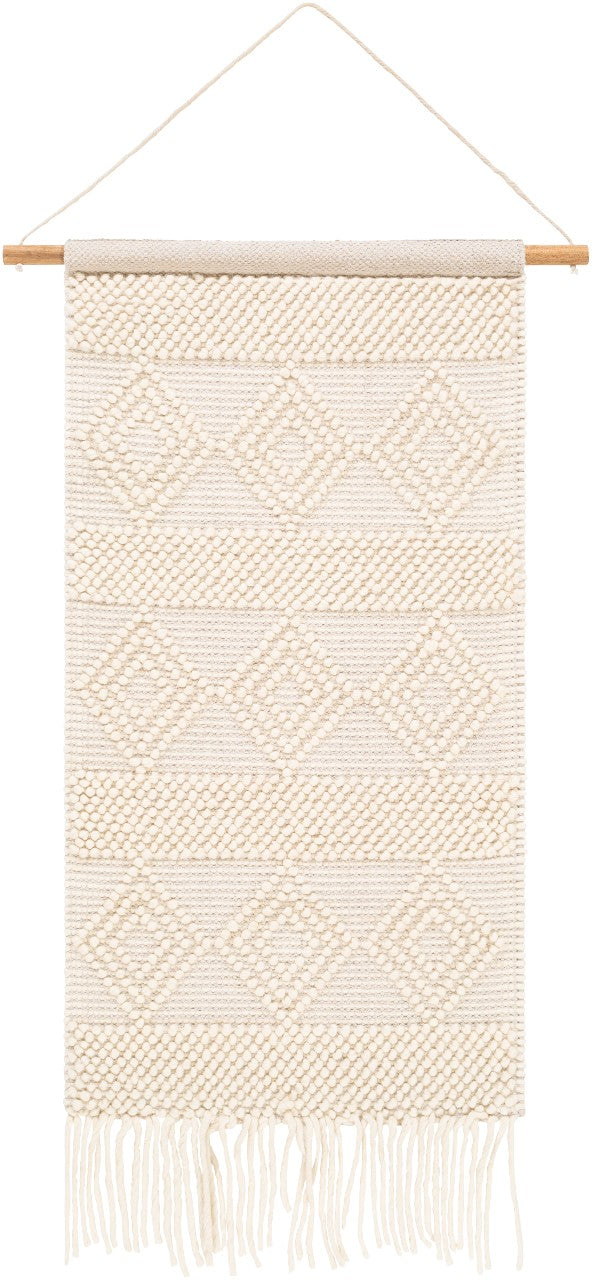 Tieschen White Wall Hanging