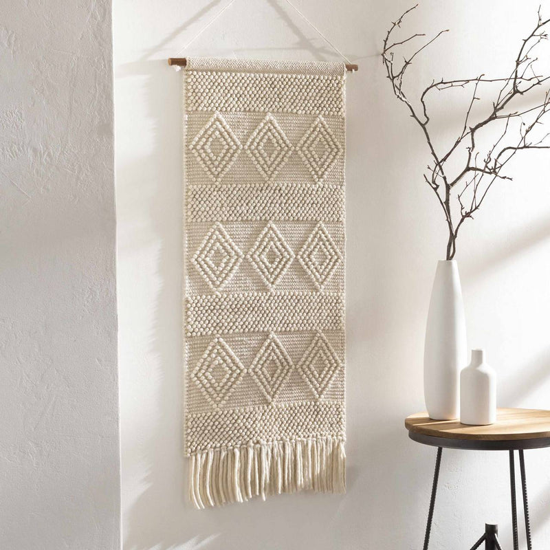 Tieschen White Wall Hanging