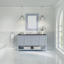 James Martin Breckenridge 60" Single Bathroom Vanity, Serenity Blue