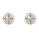 Hypnosis Turquoise and Sterling Silver Earrings