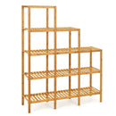 Multifunctional Bamboo Shelf Display Organizer by LJGDeals
