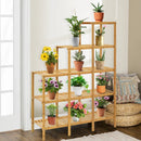 Multifunctional Bamboo Shelf Display Organizer by LJGDeals