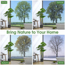 4 Feet Artificial Tree Artificial Monstera Palm Tree Fake Plant by DirectDeals