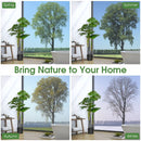 4 Feet Artificial Tree Artificial Monstera Palm Tree Fake Plant by LJGDeals