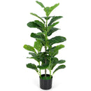 2-Pack Artificial Fiddle Leaf Fig Tree for Indoor and Outdoor by LJGDeals