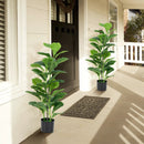 2-Pack Artificial Fiddle Leaf Fig Tree for Indoor and Outdoor by LJGDeals