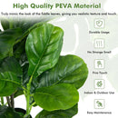 2-Pack Artificial Fiddle Leaf Fig Tree for Indoor and Outdoor by LJGDeals