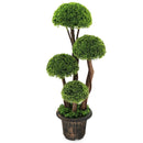 3 Feet Decorative Artificial Cedar Topiary Tree with Rattan Trunk by LJGDeals