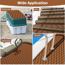 EVA Foam Boat Decking Sheet with Diamond Shape for Boat Surfboard-Brown by LJGDeals