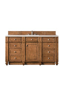 James Martin Bristol 60" Single Bathroom Vanity, Saddle Brown