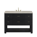 James Martin Lucian 48" Single Bathroom Vanity, Carbon Oak