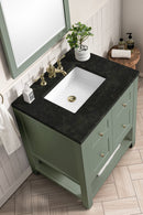 James Martin Breckenridge 30" Single Bathroom Vanity, Smokey Celadon