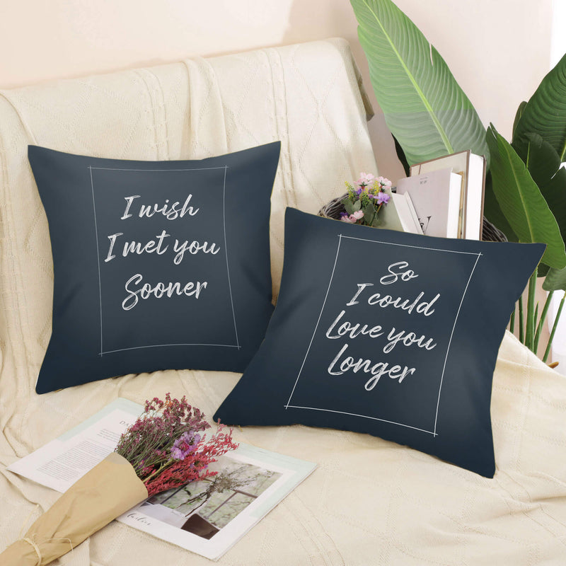 I Wish I Met You Sooner Cushion