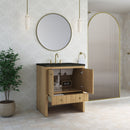 James Martin Hudson 30" Single Bathroom Vanity, Light Natural Oak