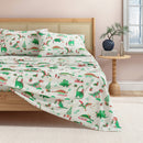 Turkish Cotton Christmas Flannel Sheet - Whittaker Collection by Great Bay Home