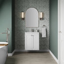 James Martin Chianti 24" Floating Single Bathroom Vanity, Glossy White