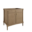 James Martin Kinnsden 36" Single Bathroom Vanity, Weathered Oak