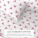 Turkish Cotton Christmas Flannel Sheet Set - Whittaker Collection by Great Bay Home