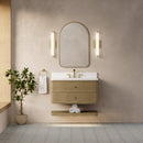 James Martin Allamari 36" Floating Single Bathroom Vanity, Dune Mist