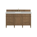 James Martin Brittany 60" Single Bathroom Vanity, Pecan