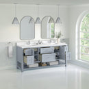 James Martin Breckenridge 72" Double Bathroom Vanity, Serenity Blue