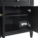 James Martin Lorelai 72" Double Bathroom Vanity, Black Onyx