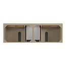 James Martin Lorelai 72" Double Bathroom Vanity, Whitewashed Oak