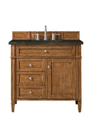 James Martin Brittany 36" Single Bathroom Vanity, Saddle Brown