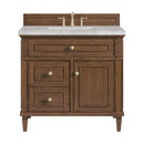 James Martin Lorelai 36" Single Bathroom Vanity, Mid-Century Walnut