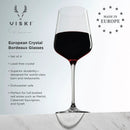Reserve Inez Crystal Bordeaux Glasses Set of 4 by Viski
