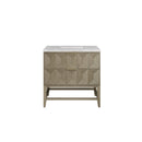 James Martin Emmeline 36" Single Bathroom Vanity, Pebble Oak