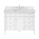 James Martin Brittany 48" Single Bathroom Vanity, Bright White