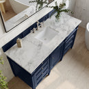 James Martin Brittany 60" Single Bathroom Vanity, Victory Blue