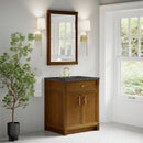 James Martin Bellshire 30" Single Bathroom Vanity, Honey Oak