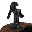2-Tiers Outdoor Wooden Barrel Waterfall Fountain with Pump by LJGDeals