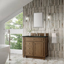 James Martin Bristol 36" Single Bathroom Vanity, Saddle Brown