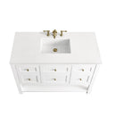 James Martin Breckenridge 48" Single Bathroom Vanity, Bright White