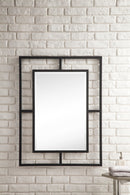 James Martin Boston 30" Mirror, Matte Black